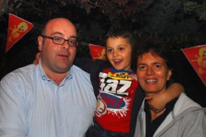 My family, Alfredo, Giuseppe and Sara